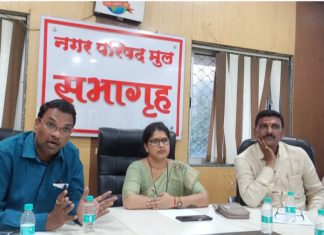 मूल मध्ये उन्हाळयात पाणी टंचाई भासू देणार नाही – नगराध्यक्षा एकता समर्थ यांची ग्वाही — राजकीय द्वेषापोटी वारंवार वीज कपात करण्याचा डाव